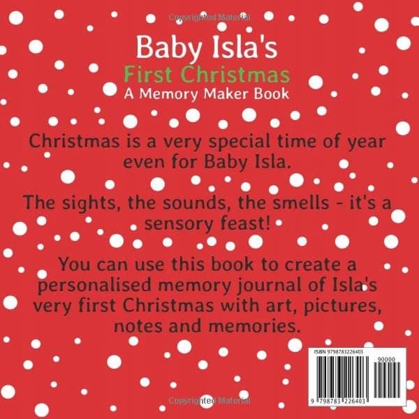 Isla's First Christmas (Personalised Christmas Books!)