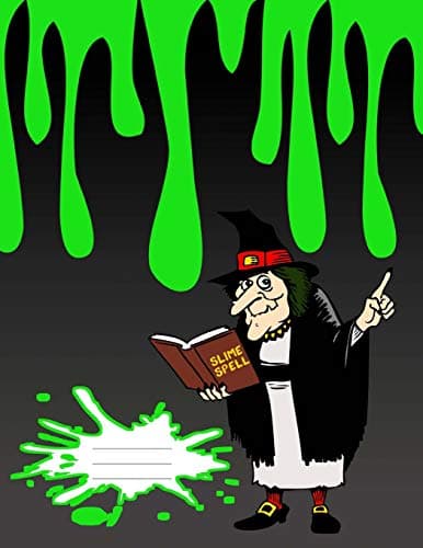 Slime Spell: Large Composition Notebook with Wide-Ruled Paper for Kindergarten
