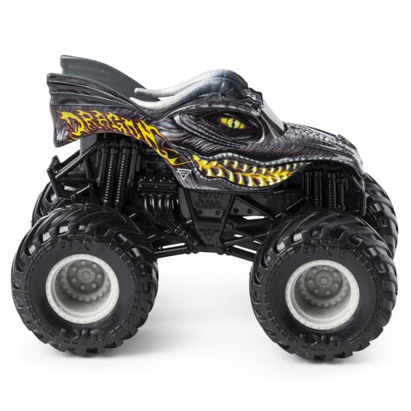 Monster Jam Dragon 1:64 model + Spin Master figurine
