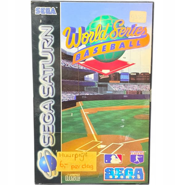 World Series Baseball PAL for the Sega Saturn – boxed