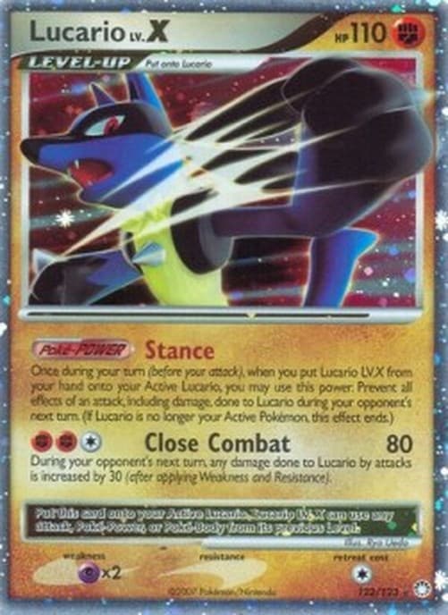 Pokemon Lucario LV.X
