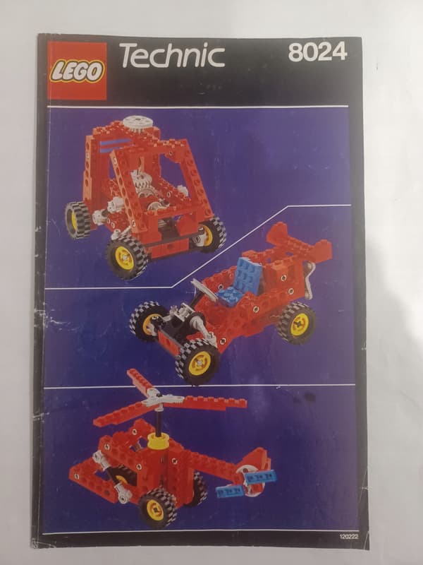 Lego Technic instruction booklet set (9 pieces)
