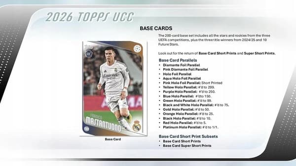 Topps UEFA 2025/26 Hanger Box