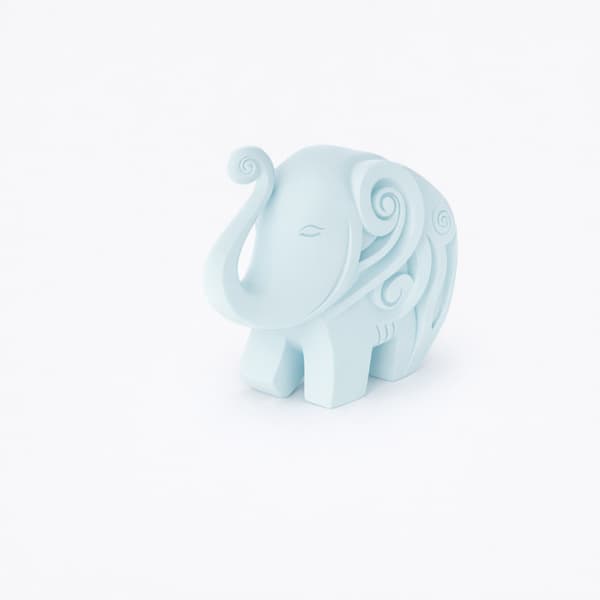 DECORATIVE ELEPHANT FIGURINE WITH ORNAMENTS FOR A SHELF – MANY COLOURS AVAILABLE