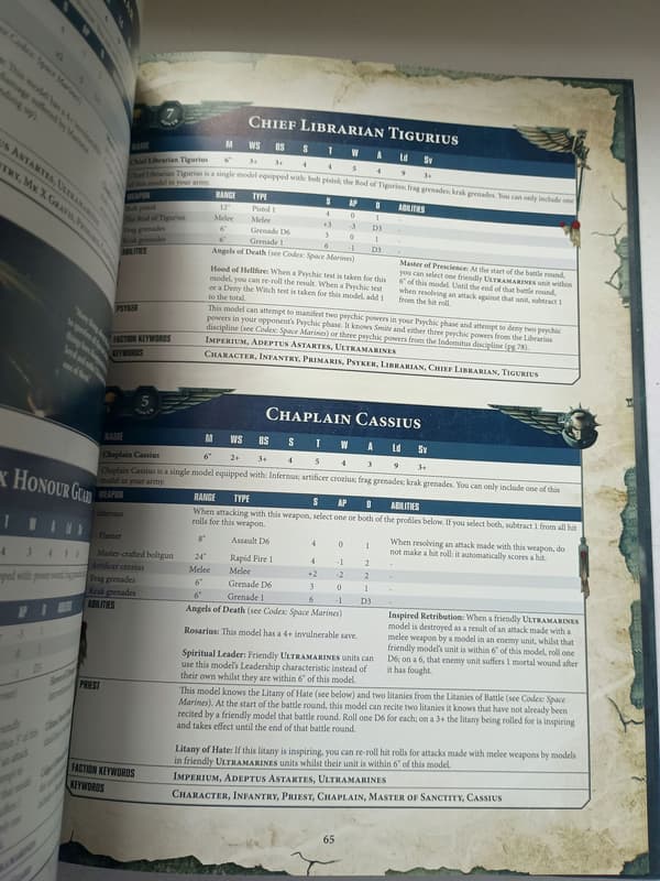 Codex Supplement Ultramarines – 8:e upplagan