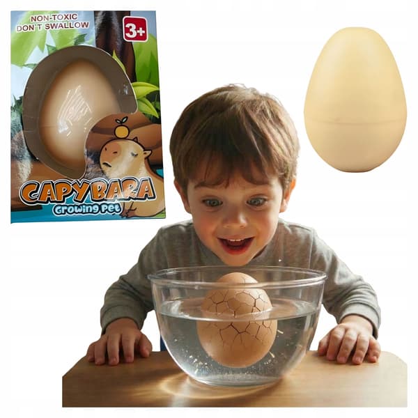 Capybara Figurine – Hatching Egg Toy for Children – Science Experiment