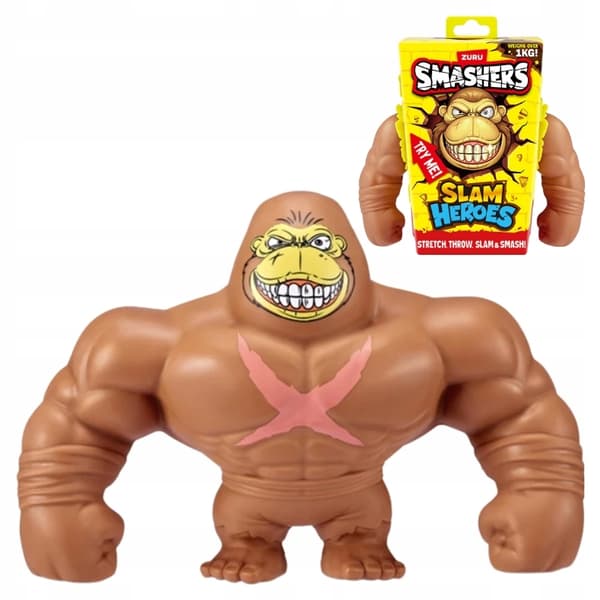SMASHERS SLAM HEROES GORILLA SERIES 1 SET – GORILLA AND MONKEY FIGURES SET