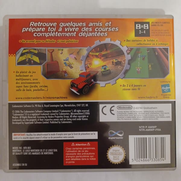 Micro Machines V4, Nintendo DS