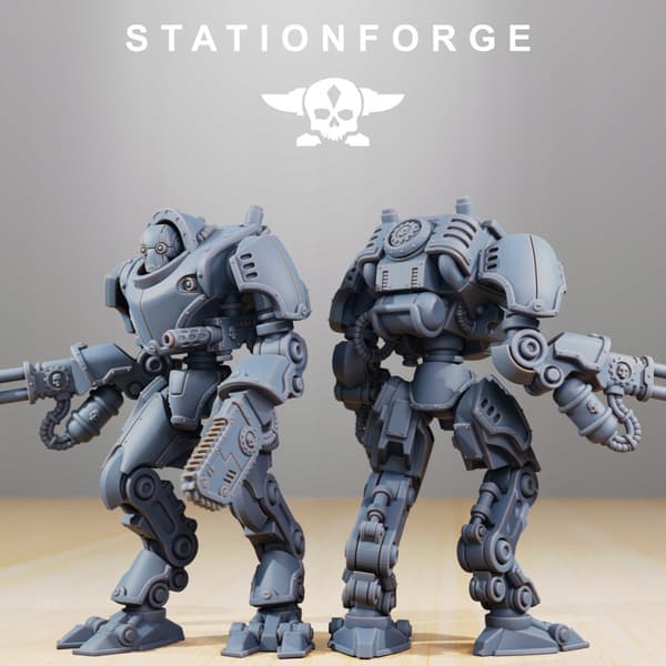 Scavenger Bracers – Station Forge – 3D-utskrift