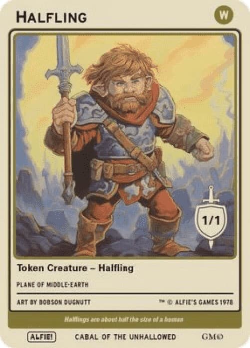 Magic: The Gathering Halfling Token