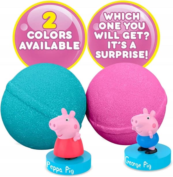 INKEE Peppa Pig Surprise Bath Ball for Children, 1 piece
