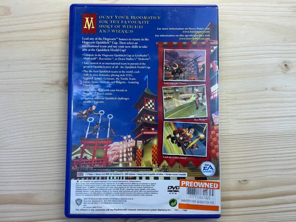 HARRY POTTER QUIDDITCH WORLD CUP PS2 disc – very good+ condition