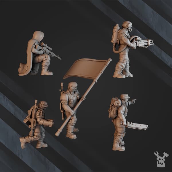 Green Hell Division Lead Detachment x5 DakkaDakkaS