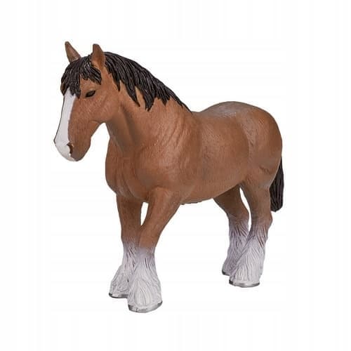 Mojo, a light bay Clydesdale horse