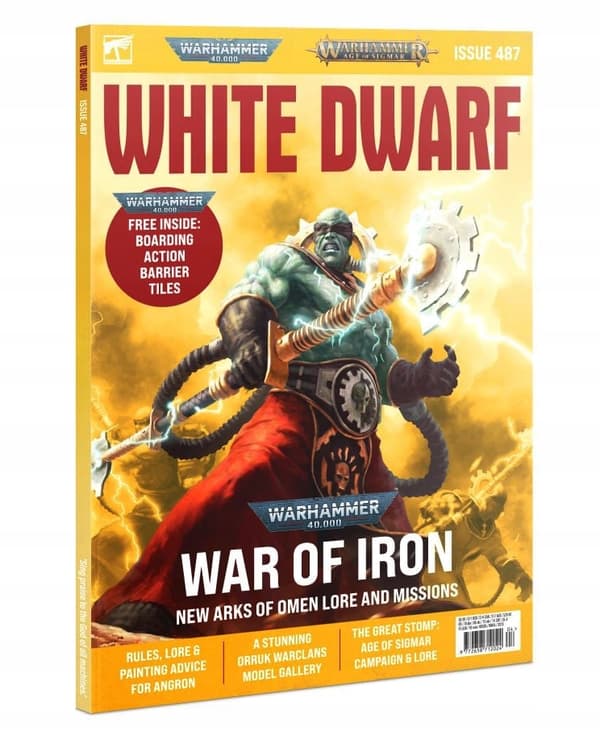 WHITE DWARF 487 APRIL 2023 Hobbyblad fra Games Workshop
