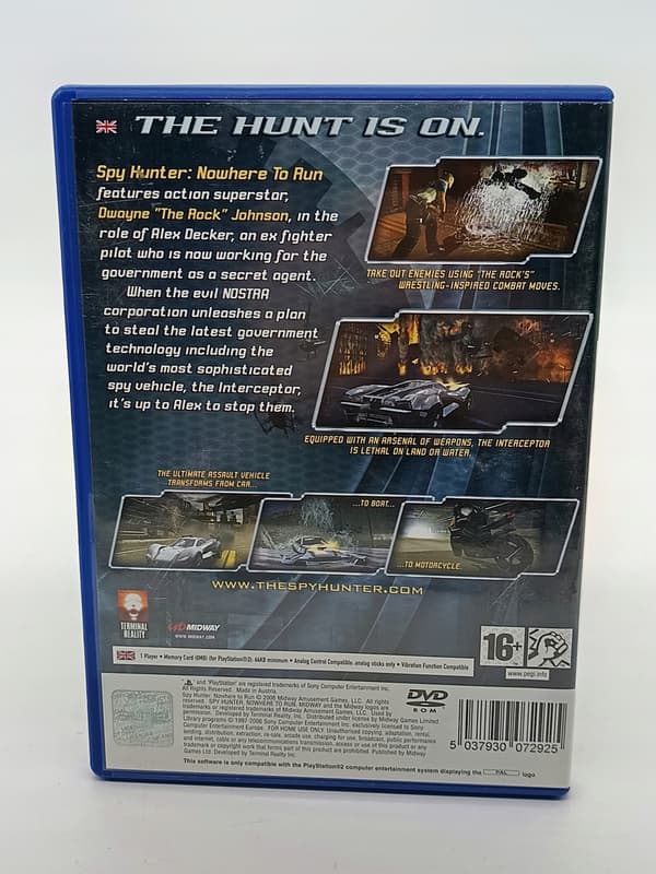SPYHUNTER: NOWHERE TO RUN – SONY PLAYSTATION 2 (PS2)