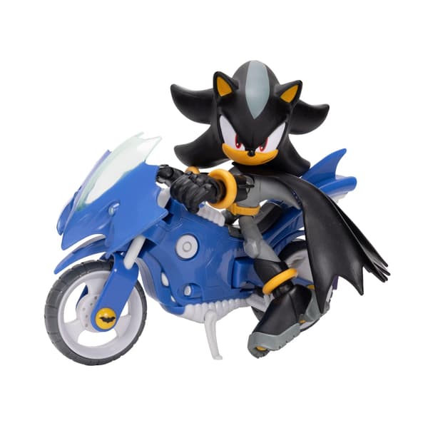 Batman and Batcycle Sonic Shadow 13 cm Interactive Toy Set