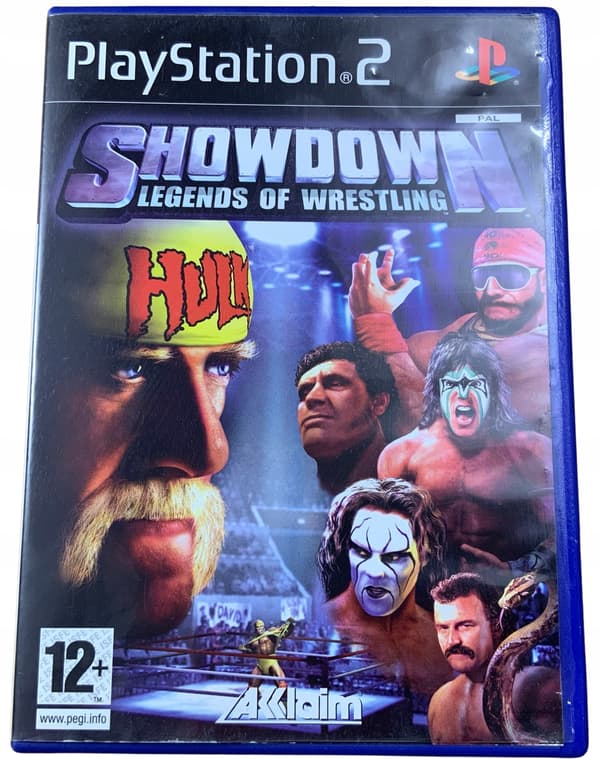 SHOWDOWN LEGENDS OF WRESTLING – db+ disc, complete PS2 set