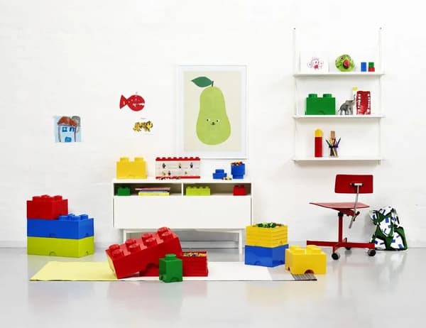 LEGO Storage Brick 4 container, pink