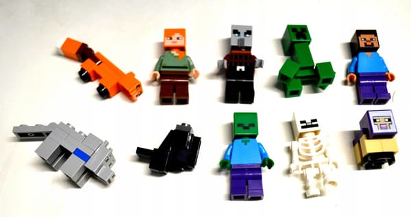 Lego Minecraft Minifigure Set (10 pieces)