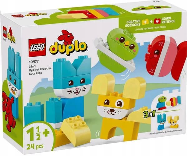 LEGO DUPLO CREATIVE ANIMALS 3-IN-1 BUILDING SET 10477