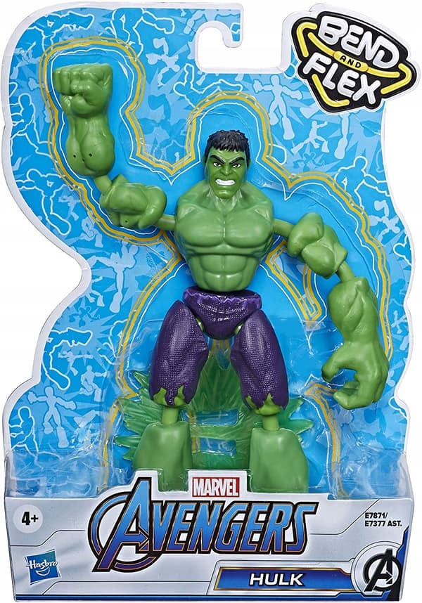 Hasbro Bend and Flex Avengers Hulk E7871 action figure