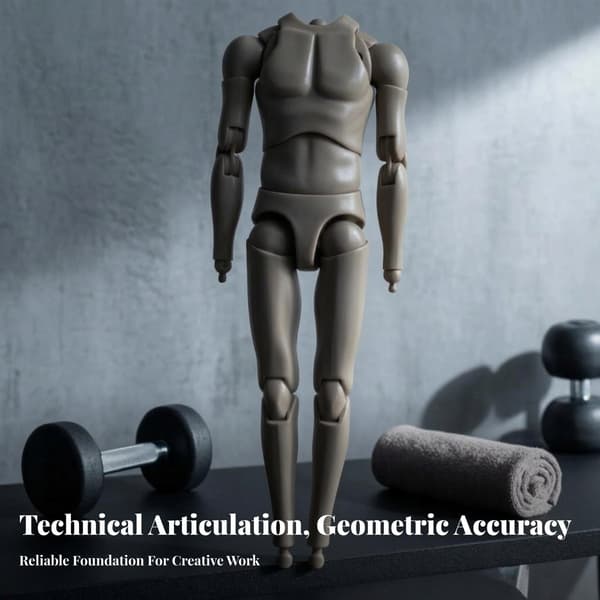 Realistic male action figure | Poseable action figure from the M04 range