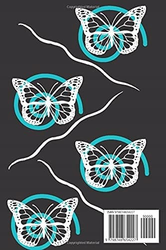 A notebook featuring a stylish butterflies design. Let your words flow naturally and