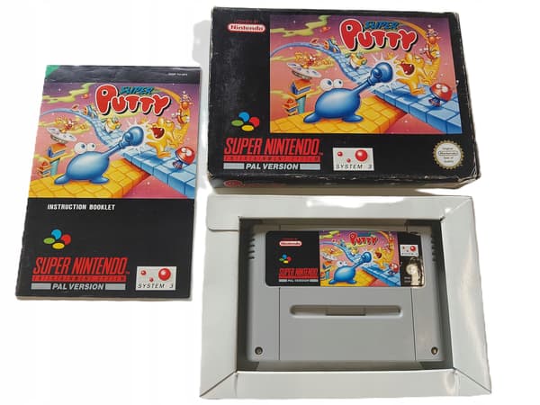 SUPER PUTTY SNES PAL NINTENDO ENG