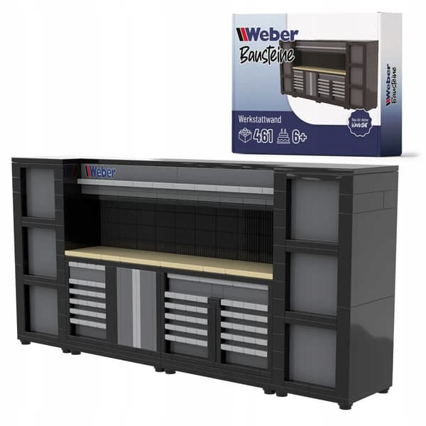 Weber 461 workshop cupboard building blocks (el.)