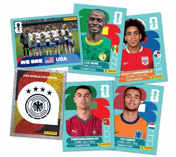 FIFA WORLD CUP 2026 Multipack: 4 sachets, 28 stickers plus 4 stickers