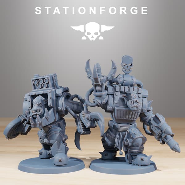 Orkaz Steelbrutes – Station Forge – 3D-utskrift