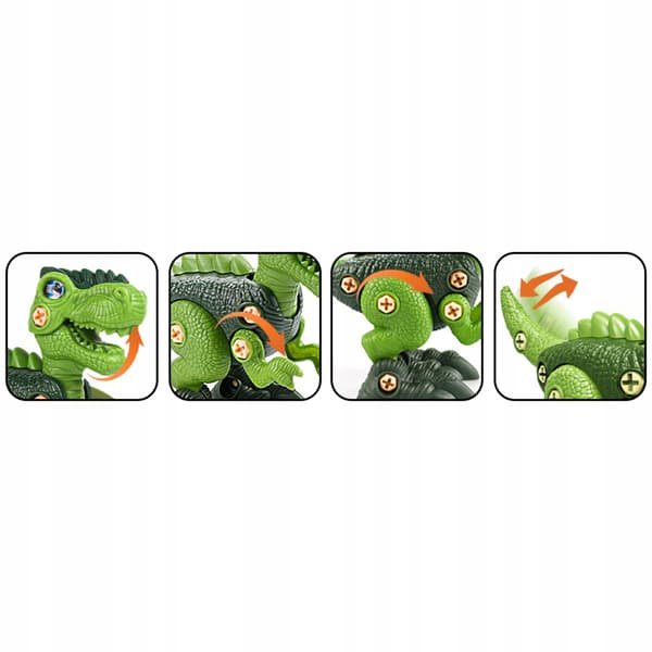 DINO DINOSAUR IN AN EGG SET – SCREW-TOGETHER DYI EGG SCREWDRIVER