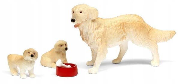 Pet dogs for a doll’s house