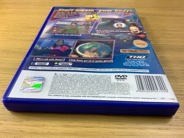 SPONGEBOB SQUAREPANTS MOVIN’ WITH FRIENDS – perfect disc – PS2 set