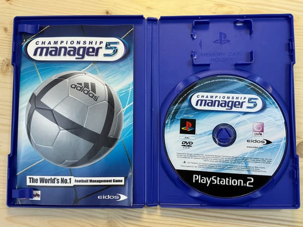 CHAMPIONSHIP MANAGER 5 – Ideał disc – complete PS2 set