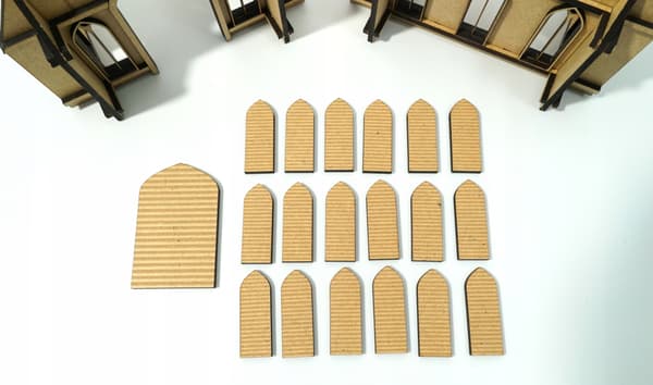 Wargaming Complex MDF Model: Gothic Terrain Works – Ruined Chapel Bunker
