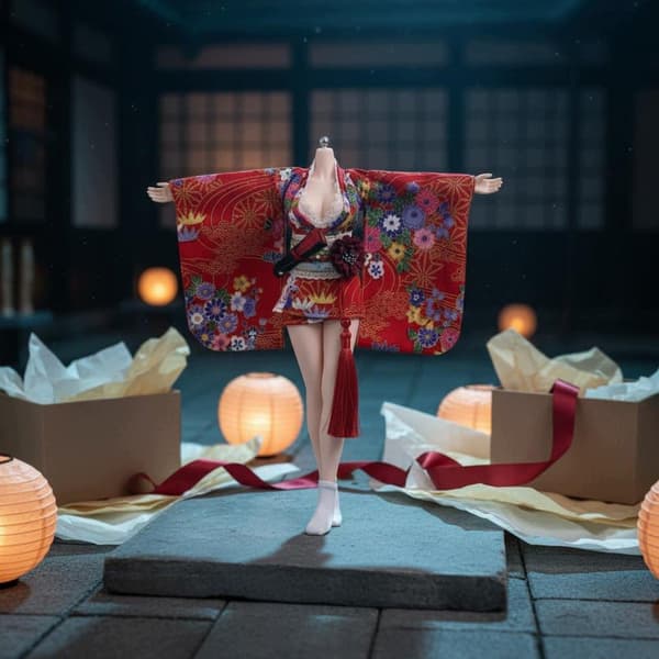 Kimono Dress Doll, Short D
