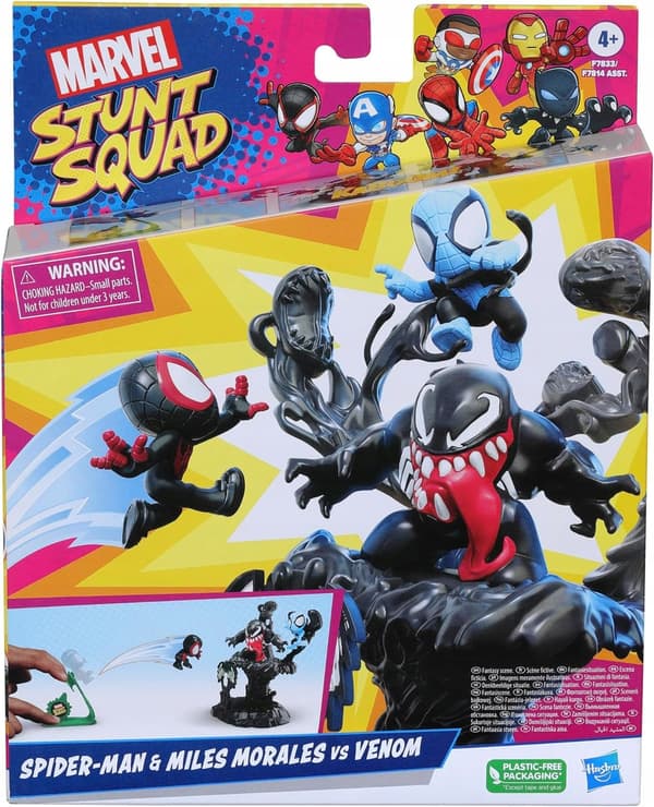 MARVEL SPIDER-MAN VENOM STUNT SQUAD FIGURE SET [FIGURE]