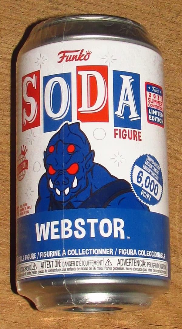 FUNKO VINYL SODA WEBSTOR 2021 SUMMER CON FIGURINE