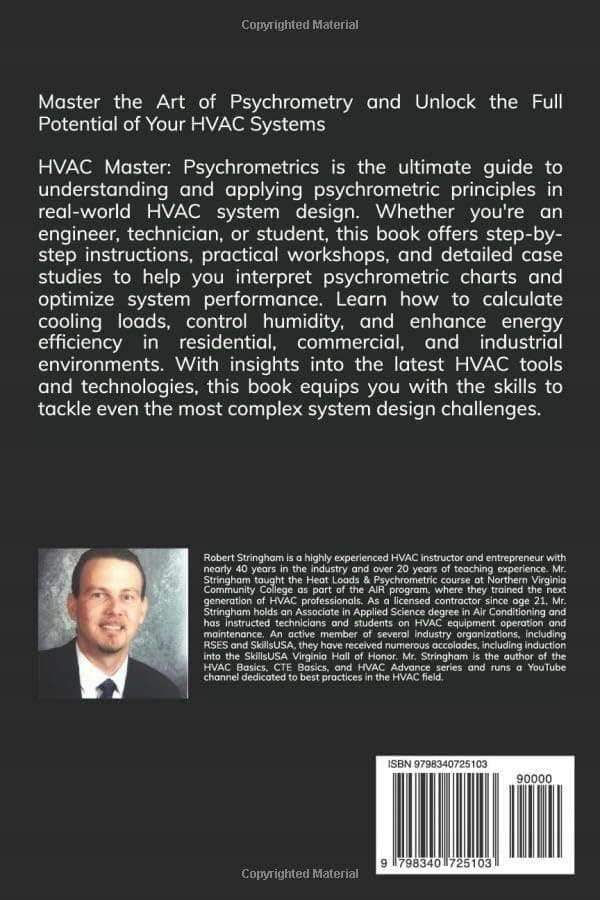 Stringham, Robert, HVAC Master: Psychrometrics