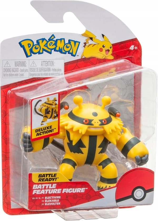 Pokémon Electivire Figure with Articulation and Battle Attack Function