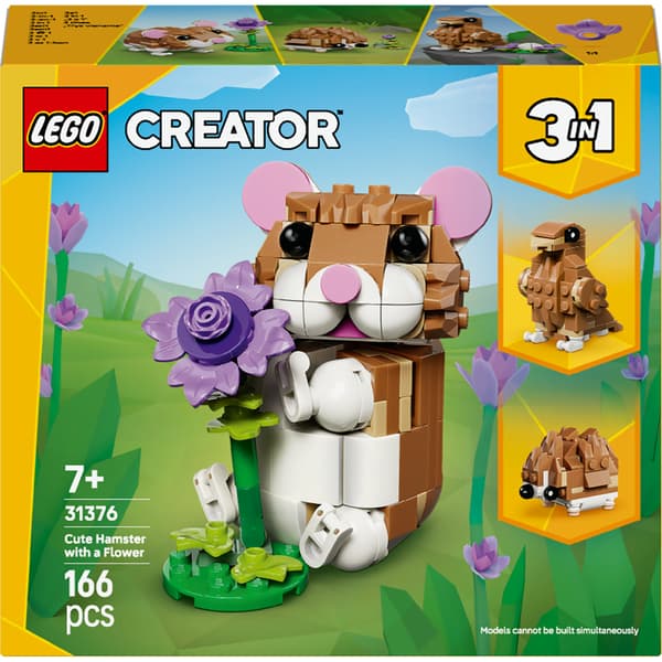 LEGO CREATOR ADORABLE HAMSTER WITH A FLOWER (31376) (BRICKS)