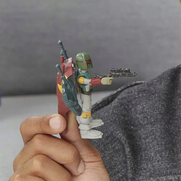 STAR WARS MISSION FLEET BOB FETT FIGURE + BACKPACK