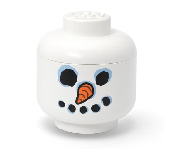 LEGO MINI SNOWMAN HEAD STORAGE CONTAINER XS 40330817