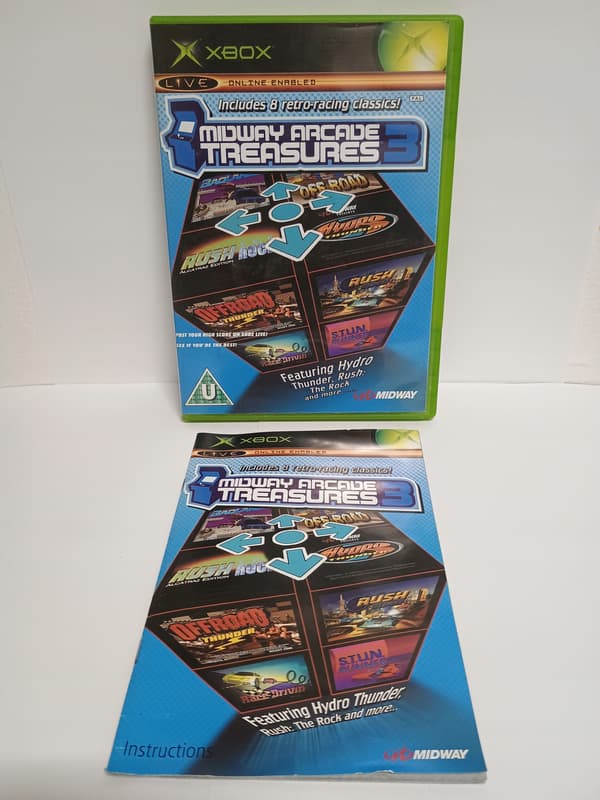 Midway Arcade Treasures 3 for Xbox (English version), complete set (1)