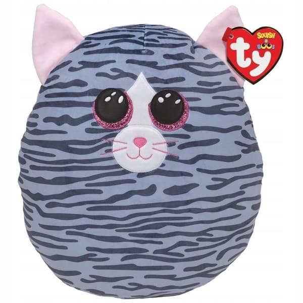 Squish-a-Boos Kiki, grey cat, 30cm