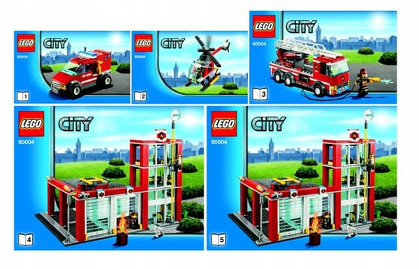 LEGO INSTRUCTIONS – City Fire Station 60004, 2018