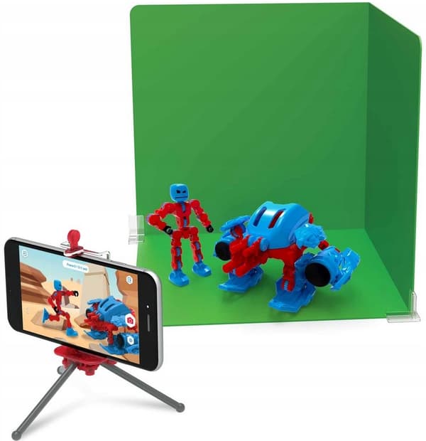 Megabot Animation Studio Figure Set + Accessories, Ages 6+, 2-in-1, Z-SCREEN ZING