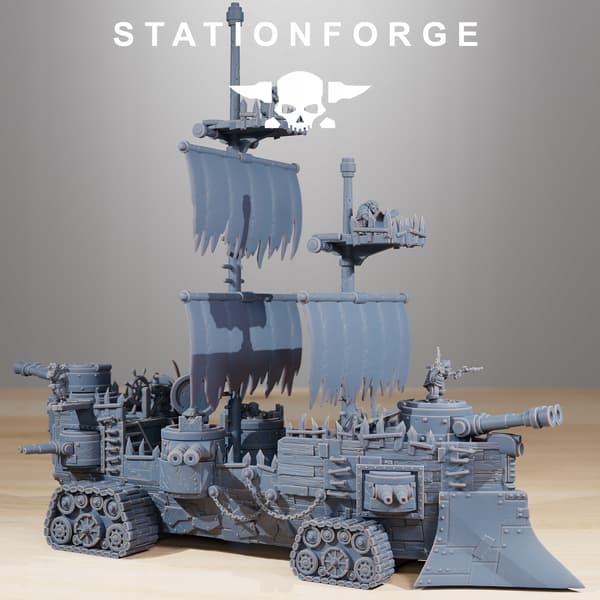 Gobs Pearl Battle Ship 1 – Station Forge – 3D printing